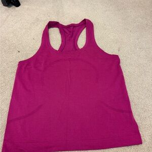 Lululemon cropped Pink Tank Top